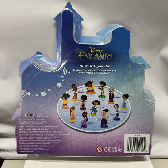 Disney Encanto Mi Familia 1.5" Figurine Set 12 Madrigal Family Toys Walmart Excl - Picture 2 of 6